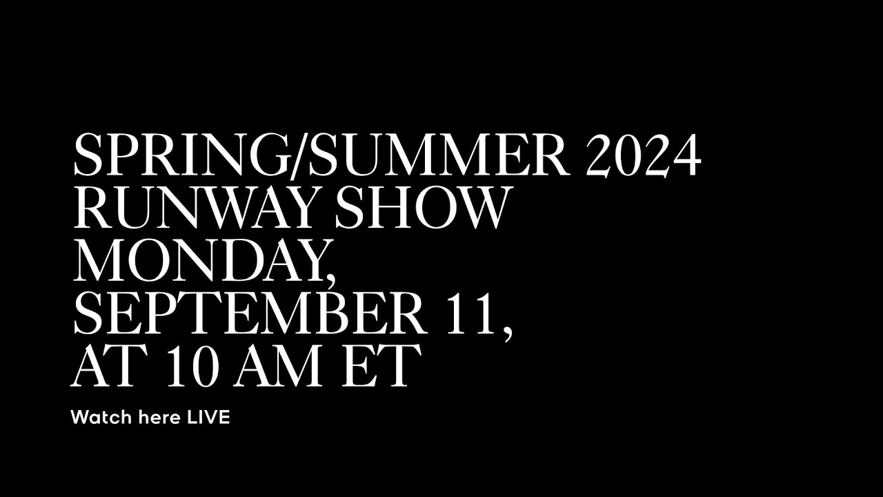 The Spring/Summer 2024 Michael Kors Collection Runway Show