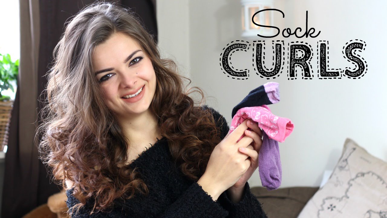 How To Curl Your Hair With Socks?!