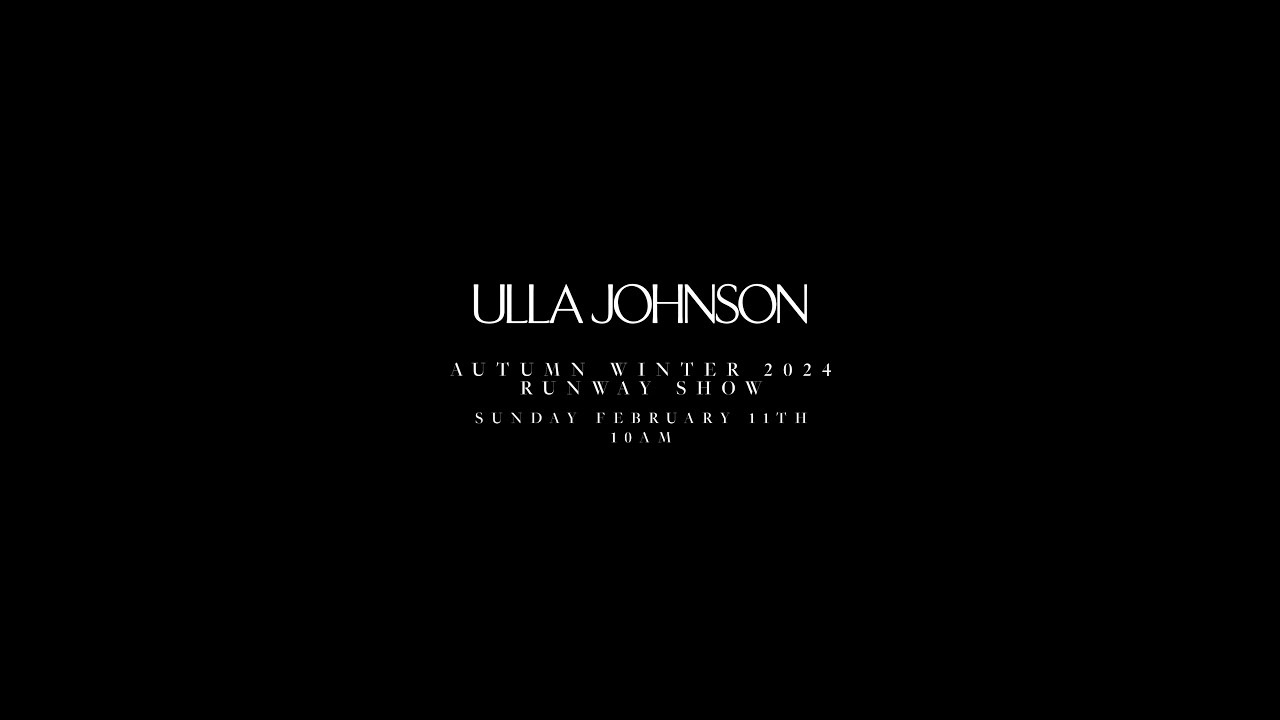 Ulla Johnson Autumn Winter 2024