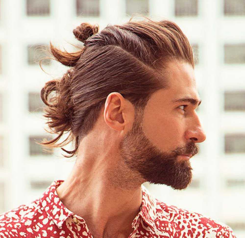fascia per capelli lunghi uomo