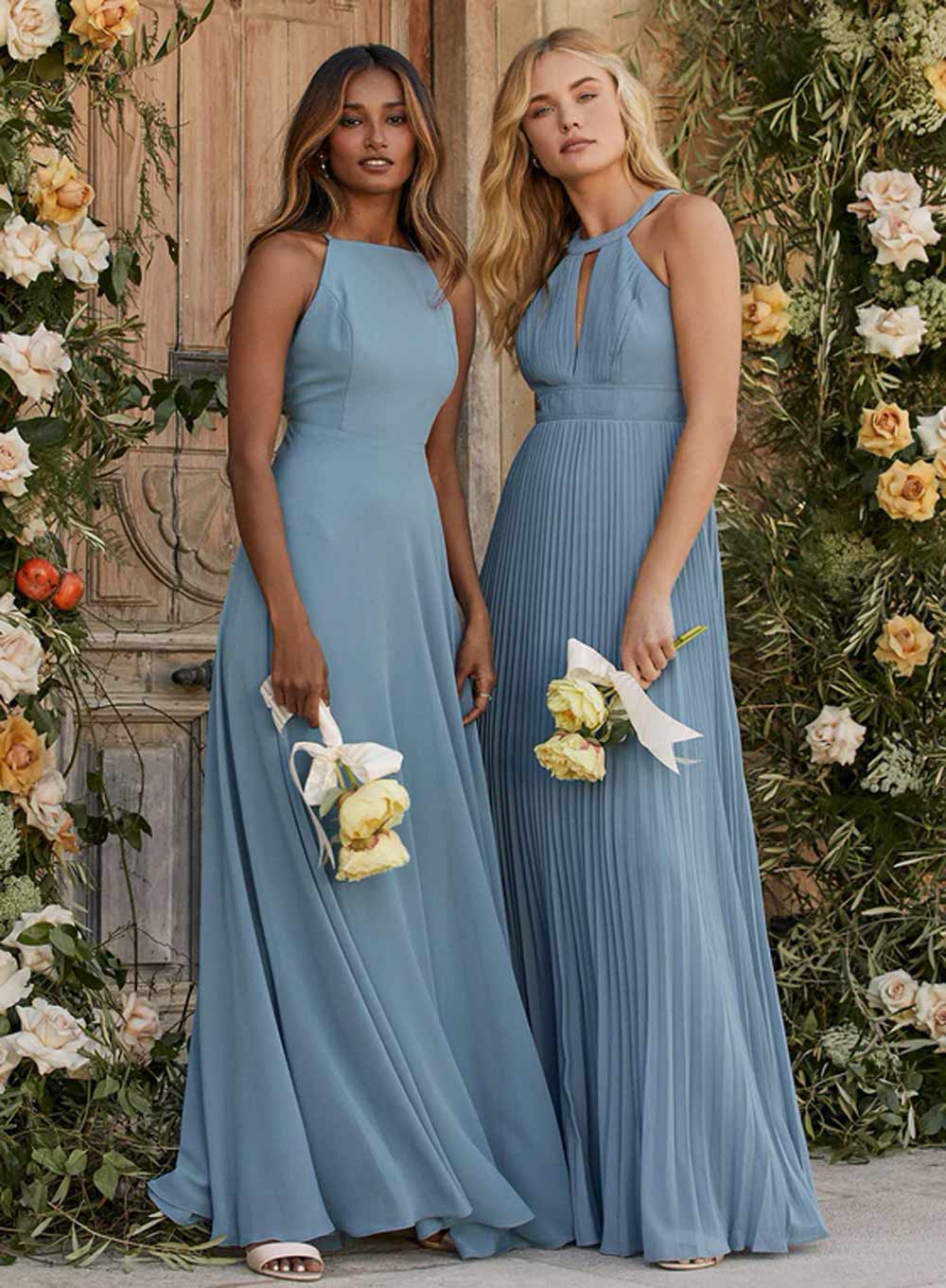 Cocila Vestiti Blu Eleganti Lunghi Vestito Elegante per Donna