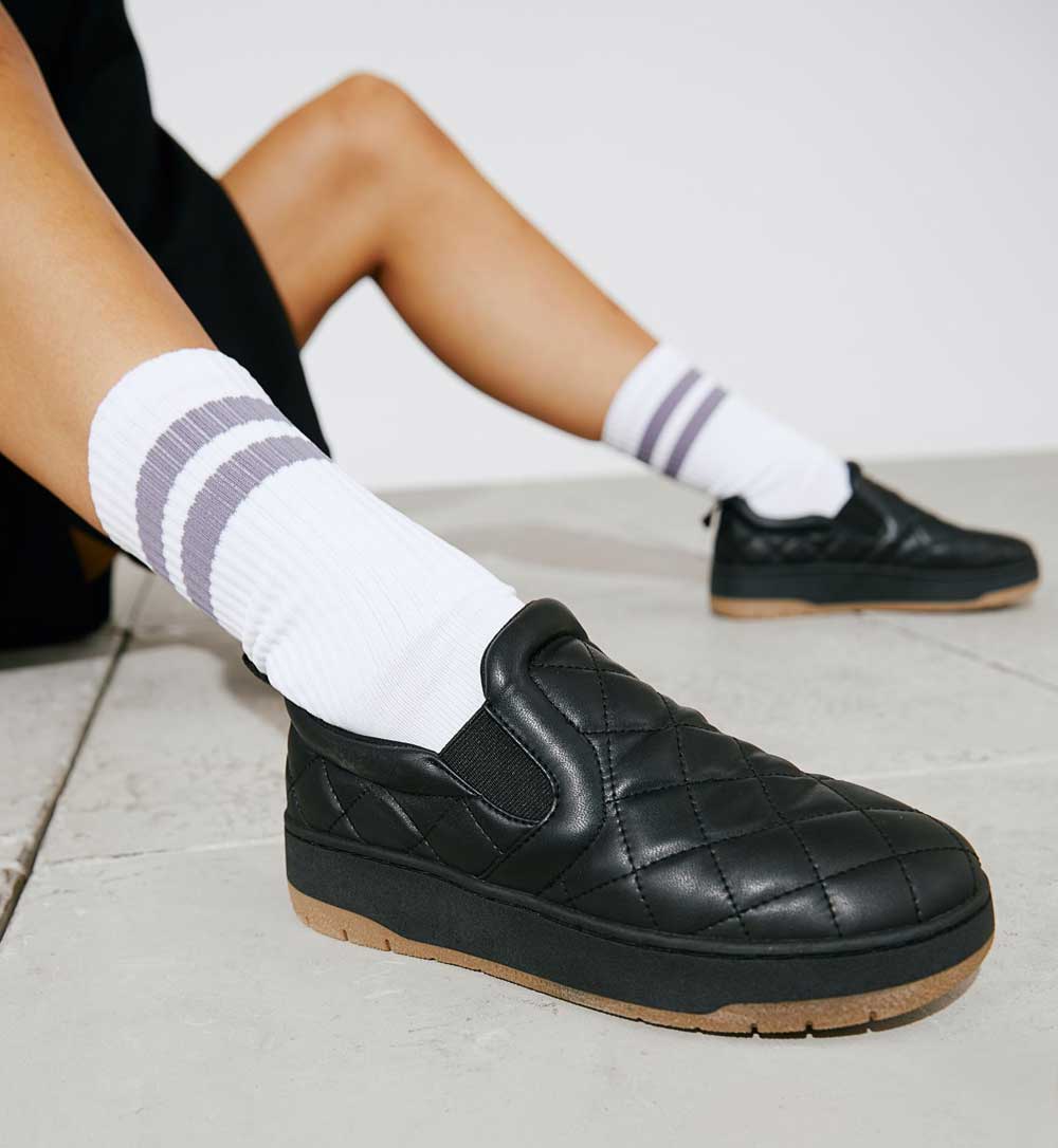 Sneakers slip on nere Sneakers slip on nere