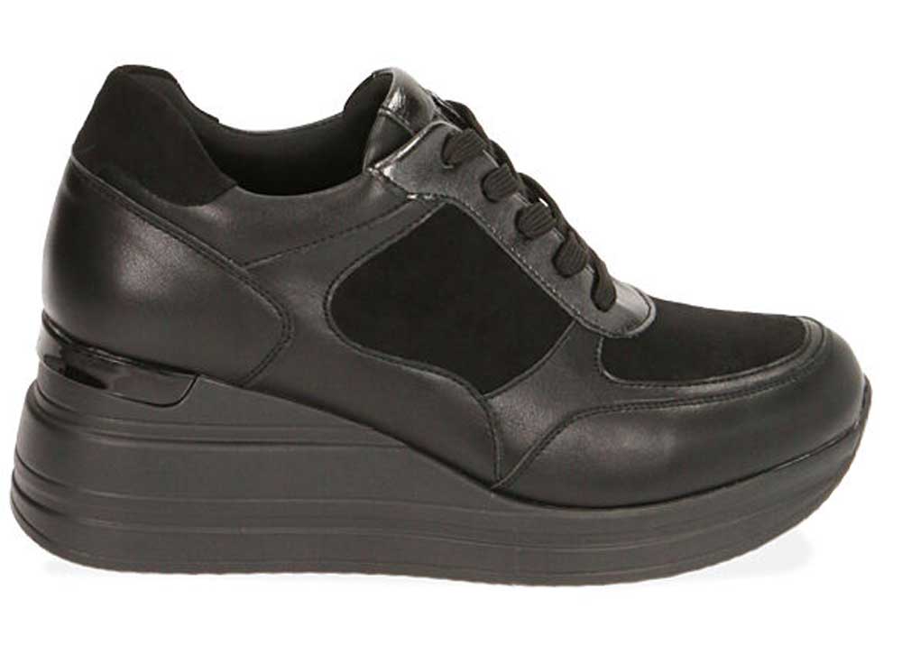 sneakers nere con zeppa sneakers nere con zeppa