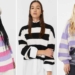Maglioni a righe 2021 inverno