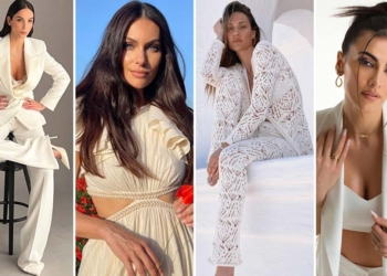 Il total white piace alle Vip, ecco i look e i vestiti più belli!
