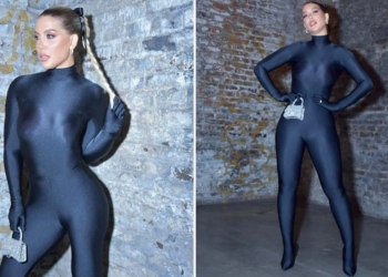 Wanda Nara copia Kim Kardashian con il look da Catwoman