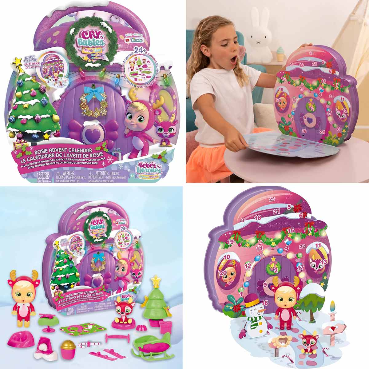 Calendario Avvento 2025 Per Ragazze Con Gioielli: 2 Bracciali, 2 Collane E 20 Charm Fai Da Te, Regalo Di Natale Bambina
