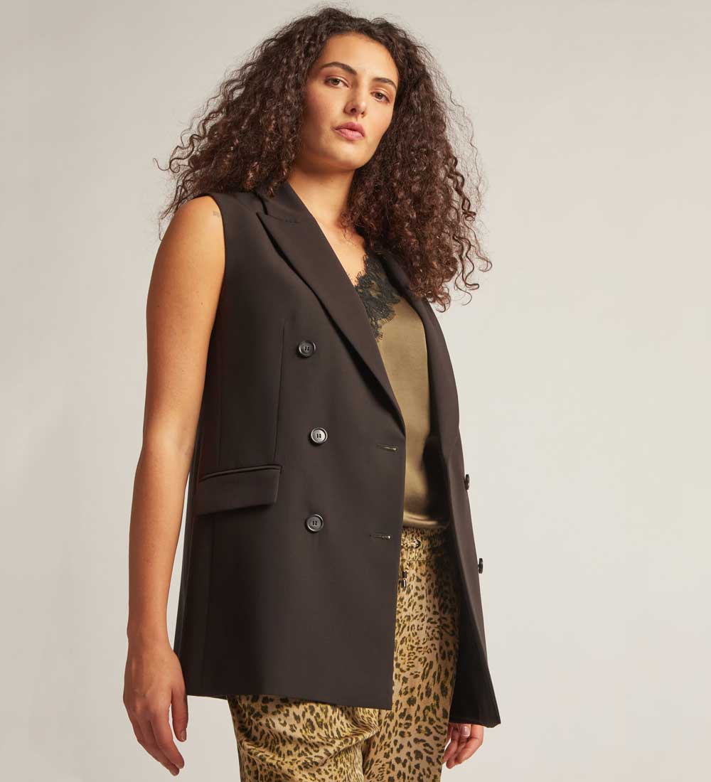 Blazer gilet nero Blazer gilet nero