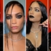 Elodie a Sanremo 2023 con trucco occhi nero e make-up dark