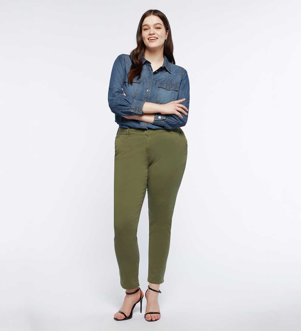 Pantaloni verde militare Pantaloni verde militare