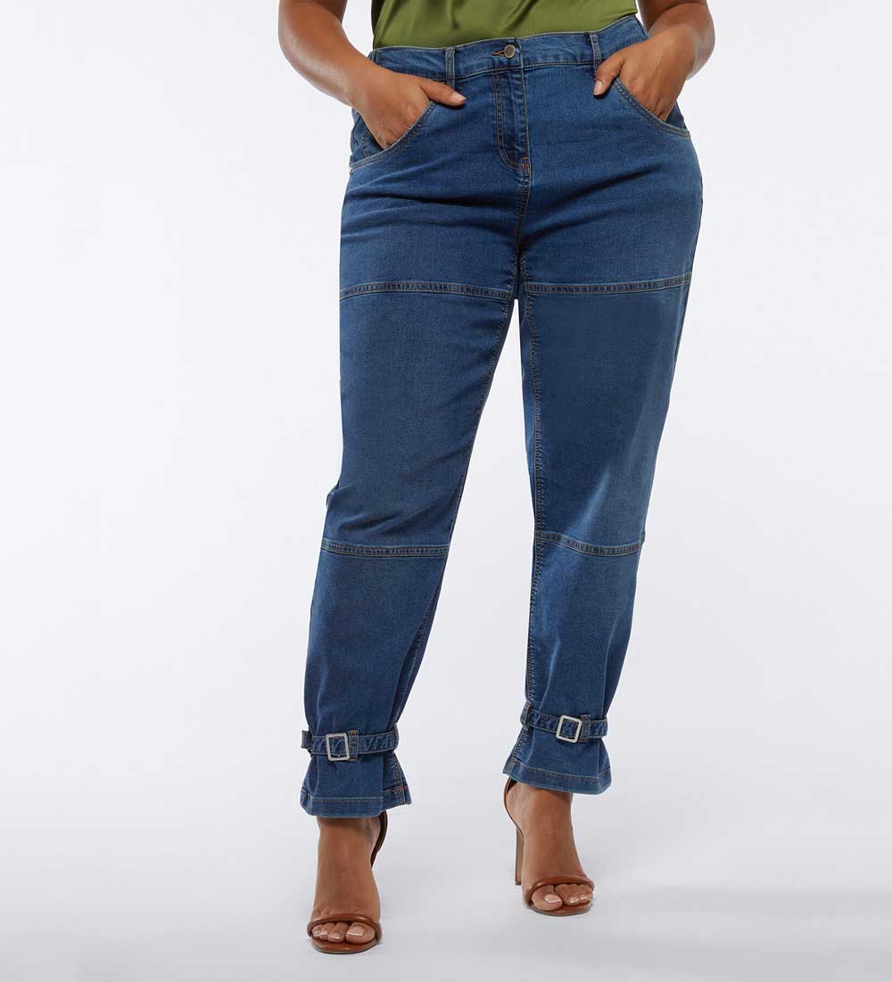 Jeans con cinturini Fiorella Rubino Jeans con cinturini Fiorella Rubino