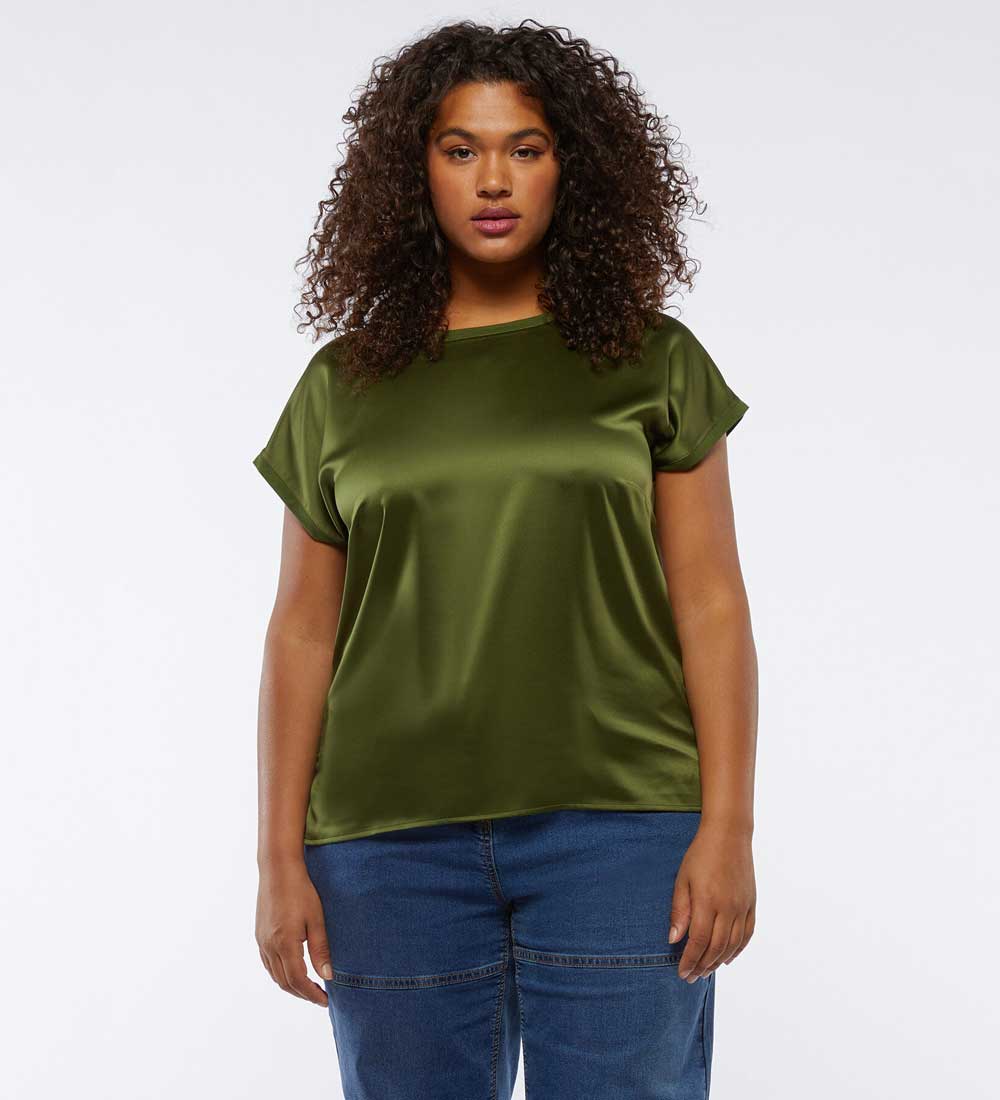 Blusa in raso Fiorella Rubino Blusa in raso Fiorella Rubino