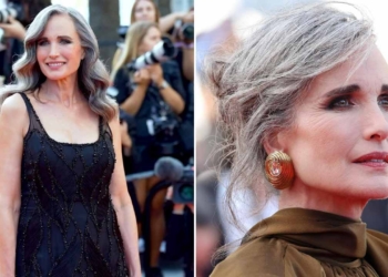 Andie MacDowell capelli bianchi a Cannes 2023