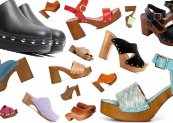 Moda estate 2023: zoccoli effetto legno