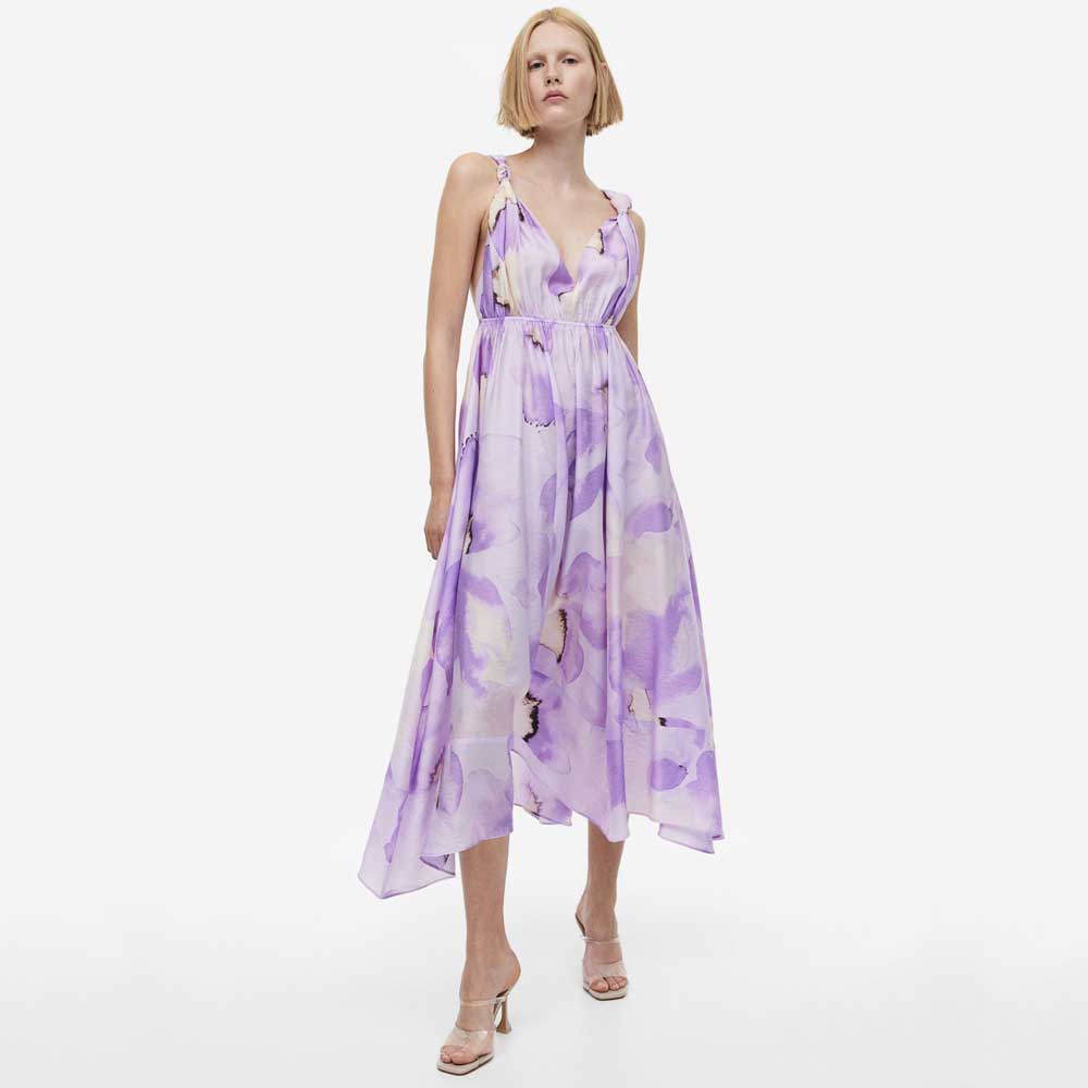 ETCYY – Abito Estivo Donna Boho Floreale – Scollo A V, Senza Maniche, Con Tasche – Leggero In Cotone E Poliestere – Taglie S/M/L/XL – Colore C Fiore 52