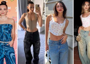 Corsetto e jeans, ecco i look moda delle Vip a cui ispirarci!