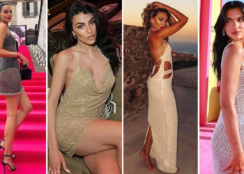 Strass, glitter e paillettes, ecco i vestiti luccicanti Vip più belli