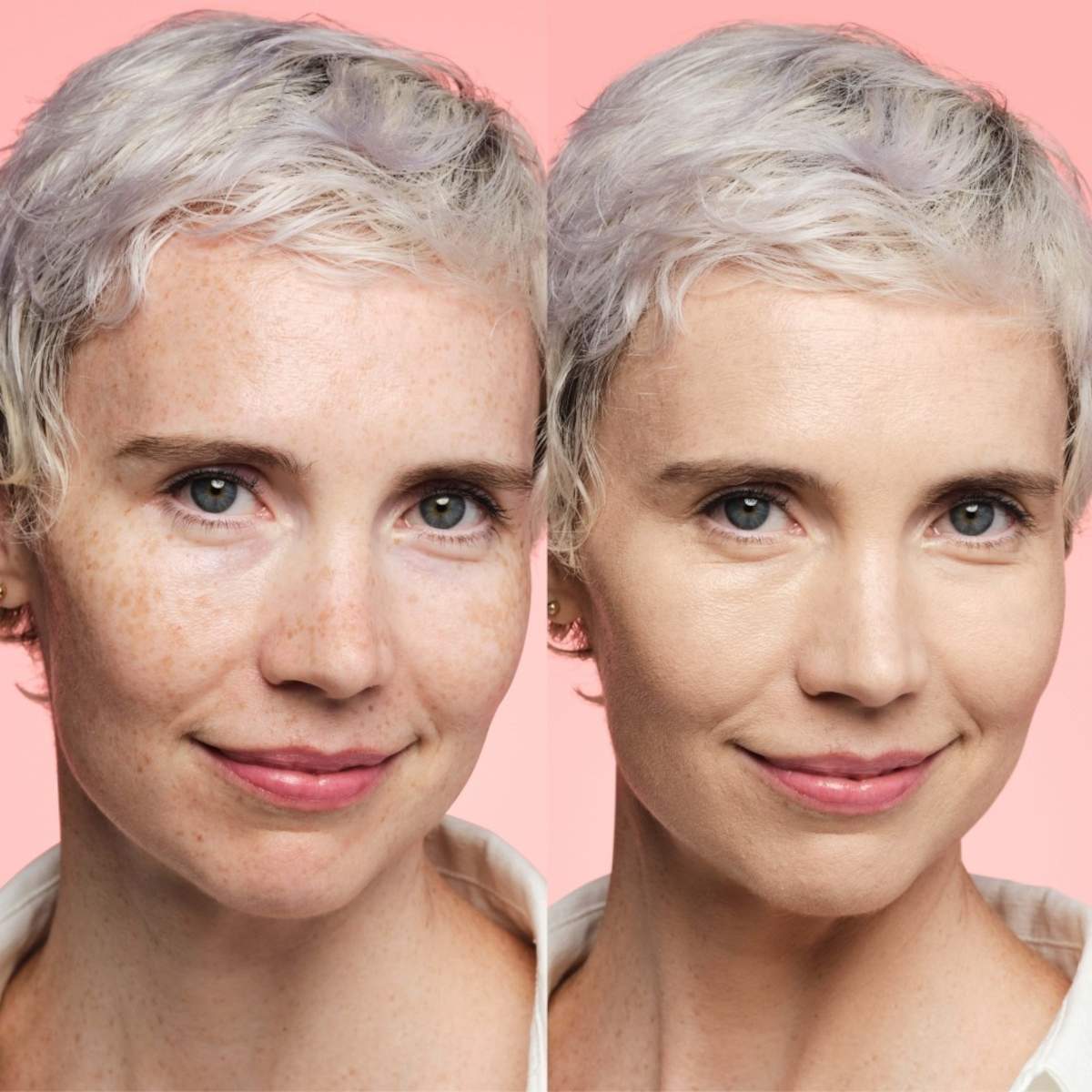 Trucco prima e dopo con CC Cream Trucco prima e dopo con CC Cream