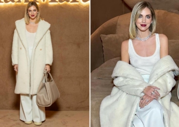 Chiara Ferragni cappotto teddy bear