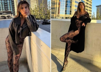 Elisabetta Canalis tuta pizzo