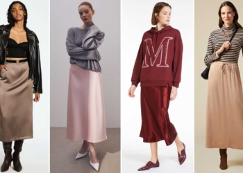 Come abbinare le gonne in raso in inverno: idee e consigli