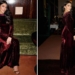 Giulia Salemi look velluto feste Natale