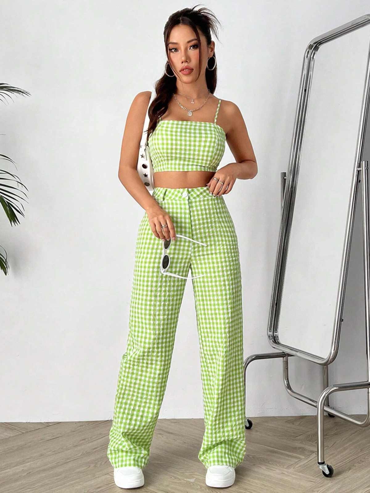 outfit stampa vichy estate 2024 outfit stampa vichy estate 2024