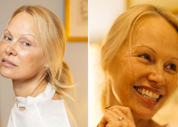Pamela Anderson senza trucco