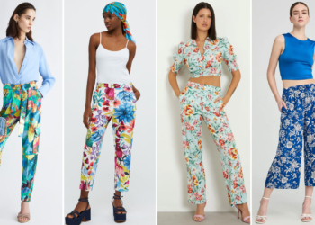 Pantaloni a fiori estate 2024