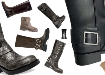 10 stivali biker stile motociclista per dare un tocco rock al look