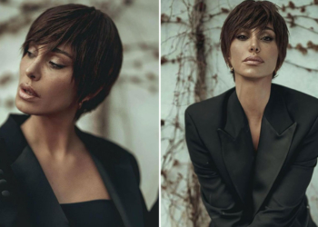 Belén Rodríguez pixie cut