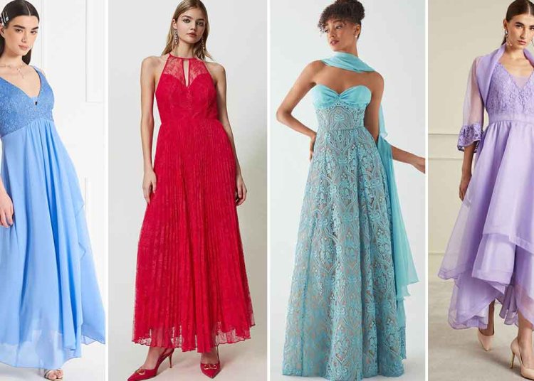 abiti lunghi in pizzo