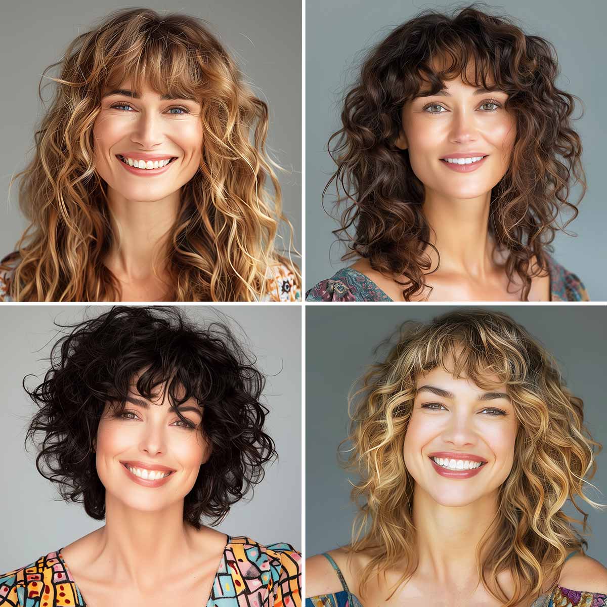Taglio capelli curly shag Taglio capelli curly shag