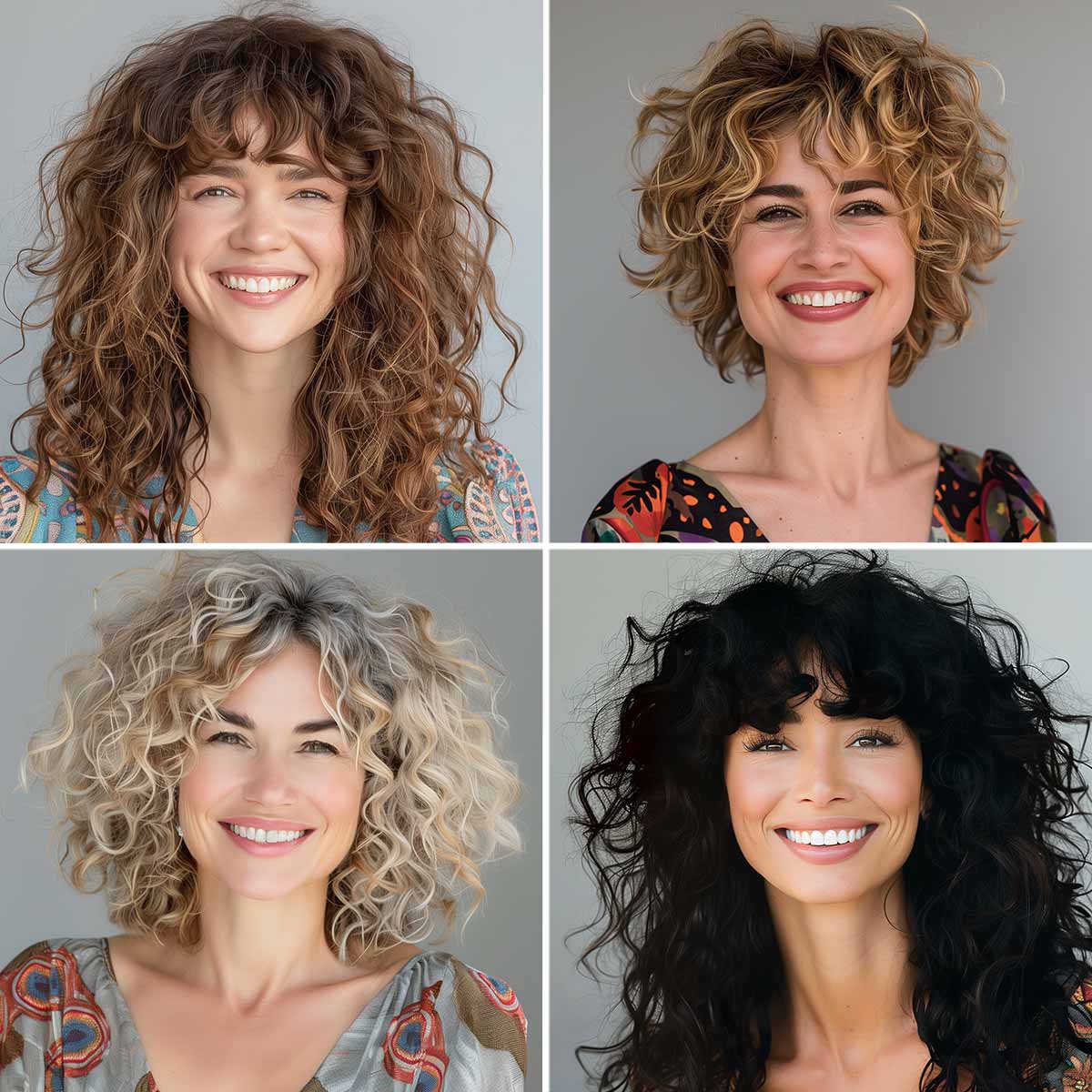 Taglio capelli curly shag Taglio capelli curly shag