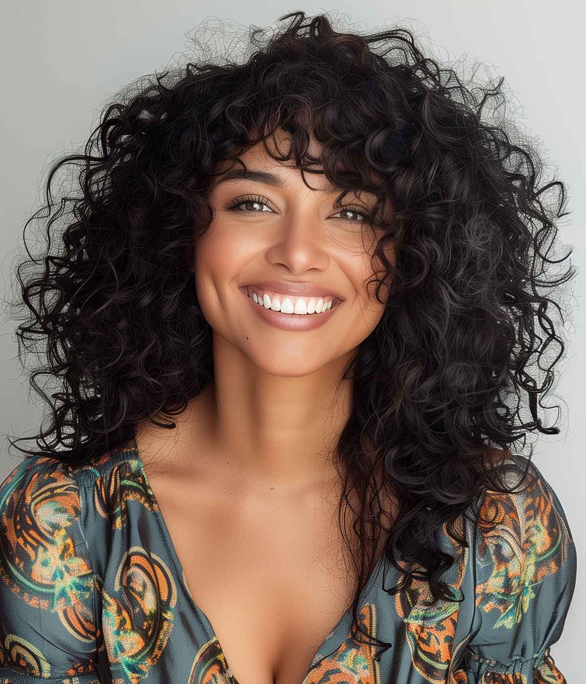 Cura del taglio capelli curly shag Cura del taglio capelli curly shag