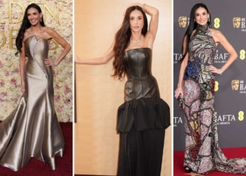 Demi Moore look da red carpet prma degli Oscar 2025