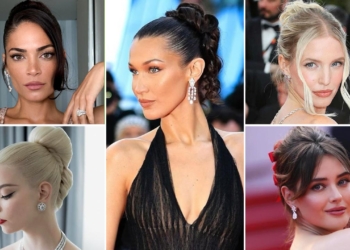 I look capelli raccolti a Cannes 2024 più belli