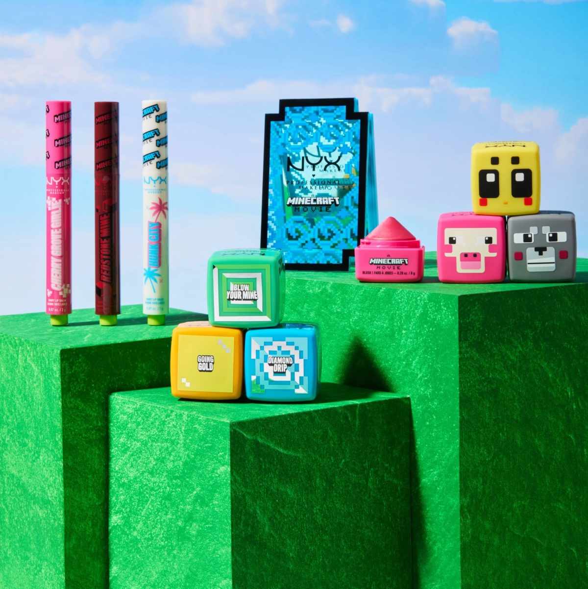 A Minecraft Movie NYX Professional Makeup collezione trucco A Minecraft Movie NYX Professional Makeup collezione trucco