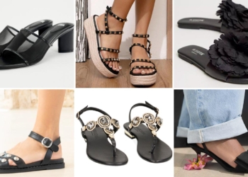 Sandali neri estate 2024