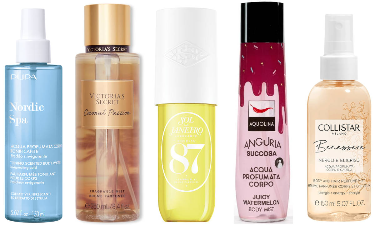 Acqua profumata estiva