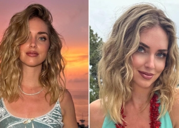 Chiara Ferragni con beach waves