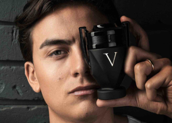 Paulo Dybala nuovo volto del profumo Invictus di Rabanne