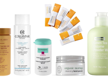 Detergenti viso in polvere