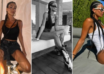 Federica Nargi sfoggia le trecce stile afro