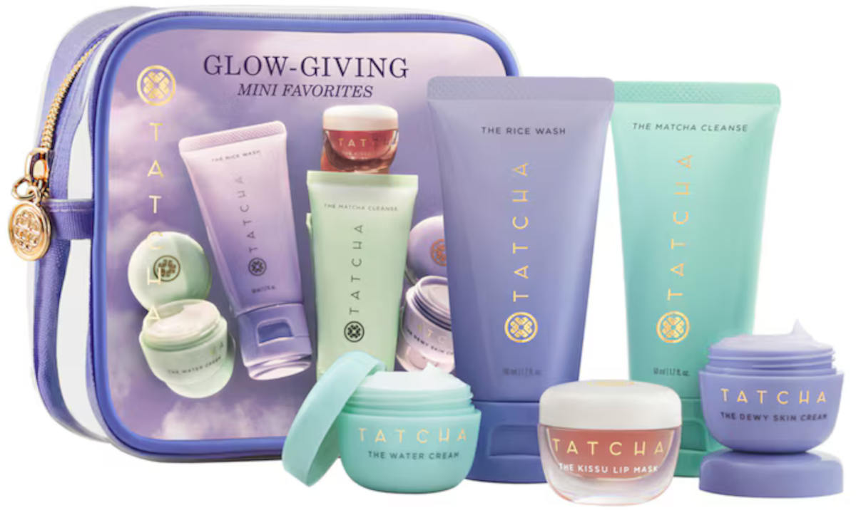 Set mini taglie skincare Tatcha Set mini taglie skincare Tatcha
