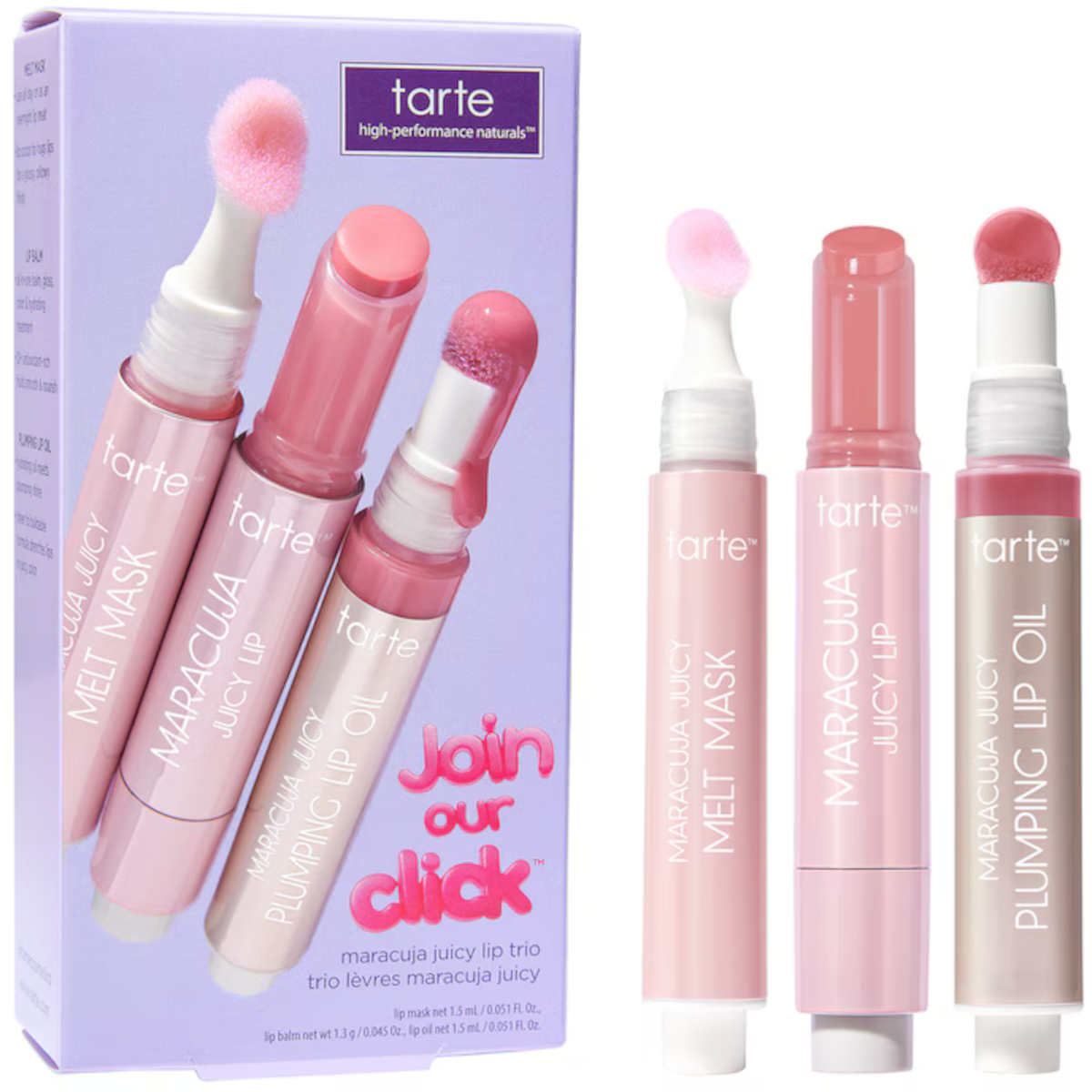 Kit mini prodotti trucco labbra Tarte