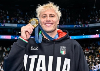 Look capelli di Nicolò Martinenghi Olimpiadi Parigi 2024