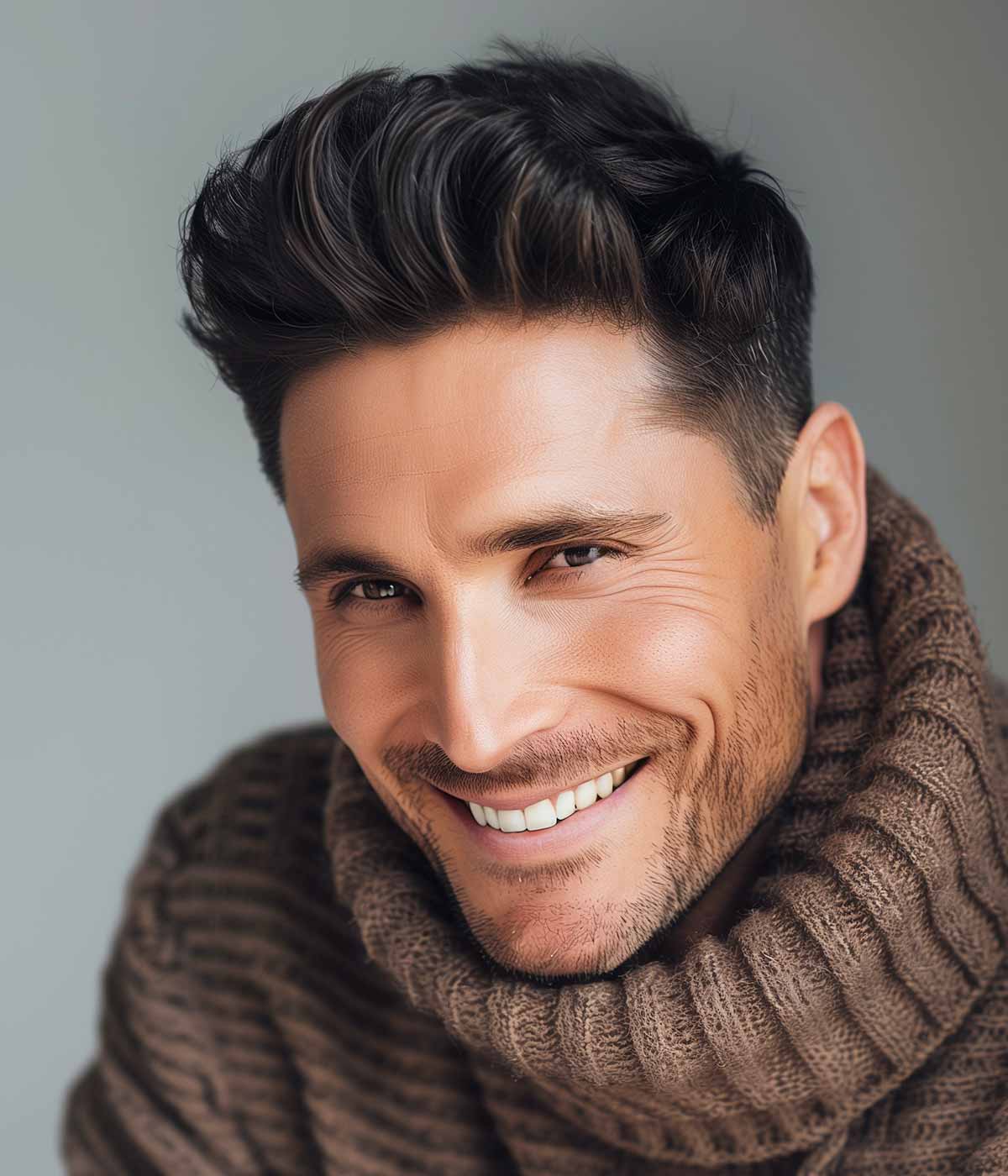 Tagli corti sfumati eleganti uomo Tagli corti sfumati eleganti uomo