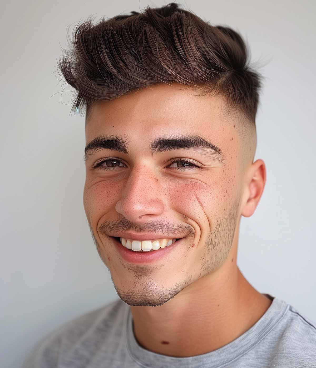 Tagli corti con rasature per ragazzo Tagli corti con rasature per ragazzo