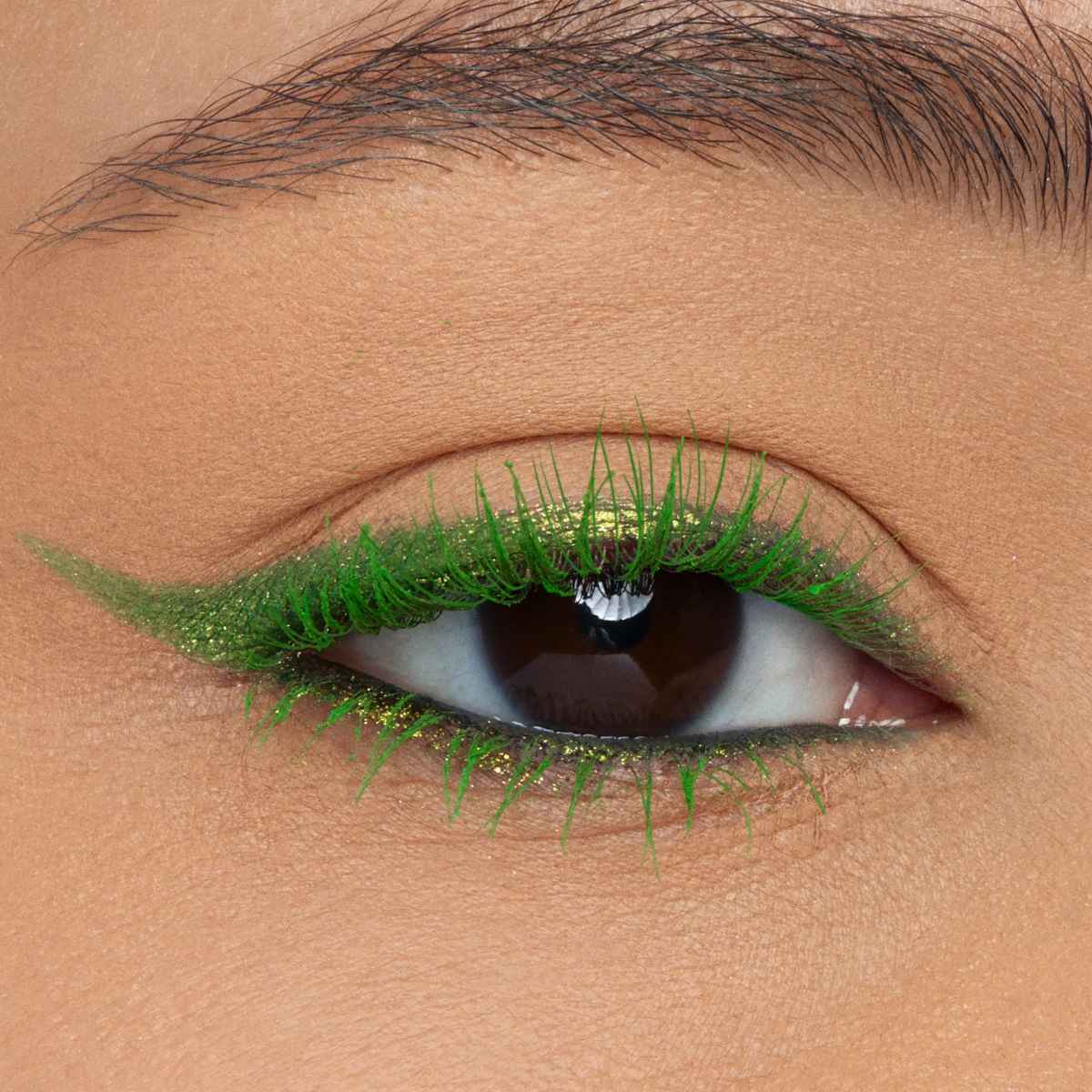 Make up verde monocromatico Make up verde monocromatico